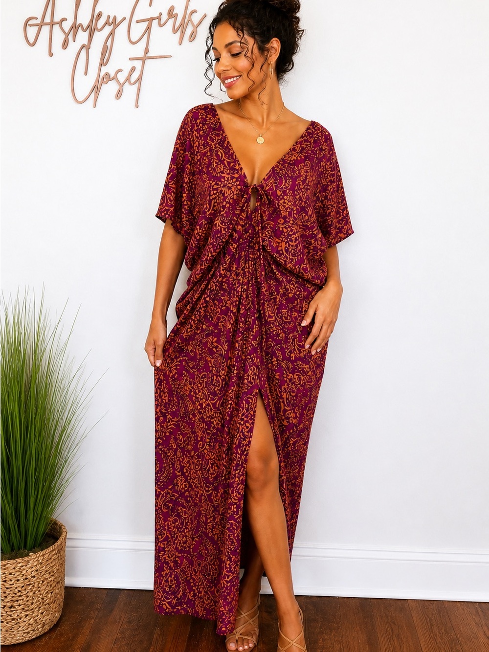 Zara Paisley Maxi Dress Pink Orange Size Small Flowy Boho NWT